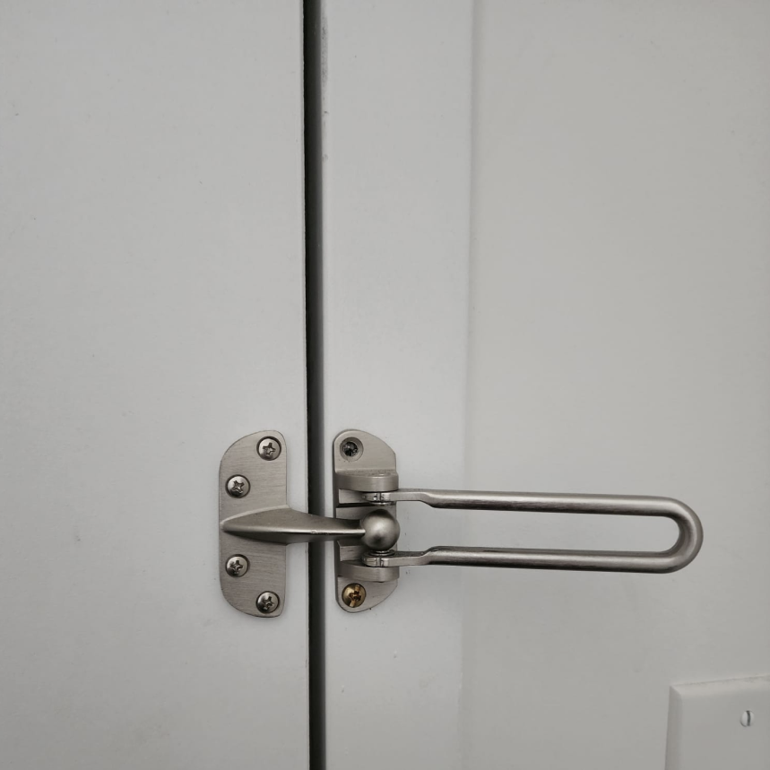 Safety lock enabled and disabled