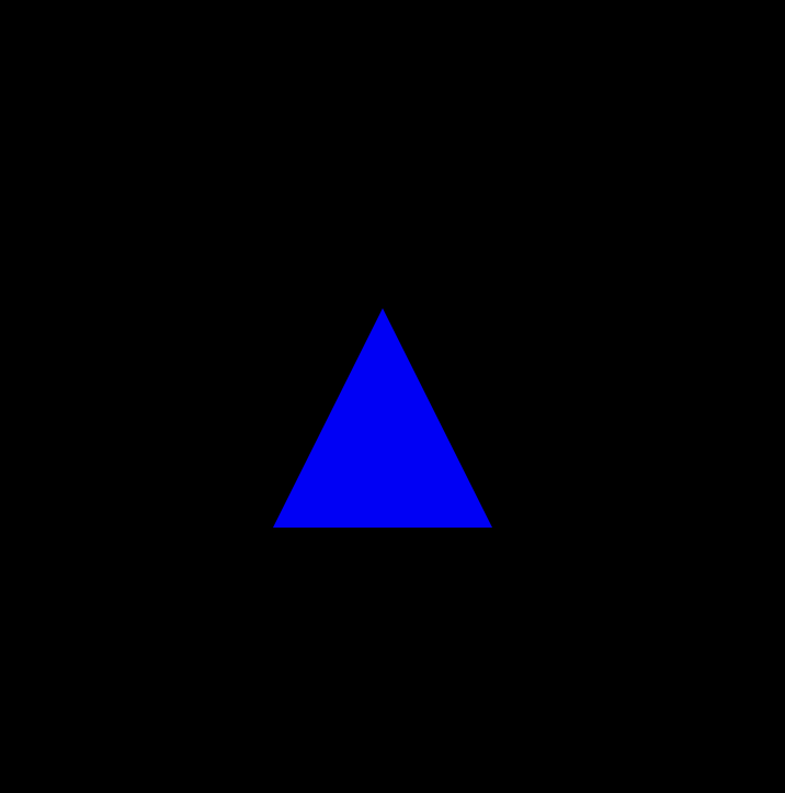 Image of further iteration with different shapes and colours on every click